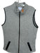 Flynn The Collection Size L Gray & Black Polyester Quilted Full Zip Vest Gray & Black / L