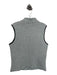 Flynn The Collection Size M Gray & Black Polyester Quilted Full Zip Vest Gray & Black / M