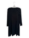 Flynn The Collection Size XS Black Rayon Blend Long Sleeve Ribbed Long Sweater Black / XS