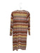 Willa Story Size XS Orange & Teal Print Polyester Blend Long Sleeve Sweater Orange & Teal Print / XS