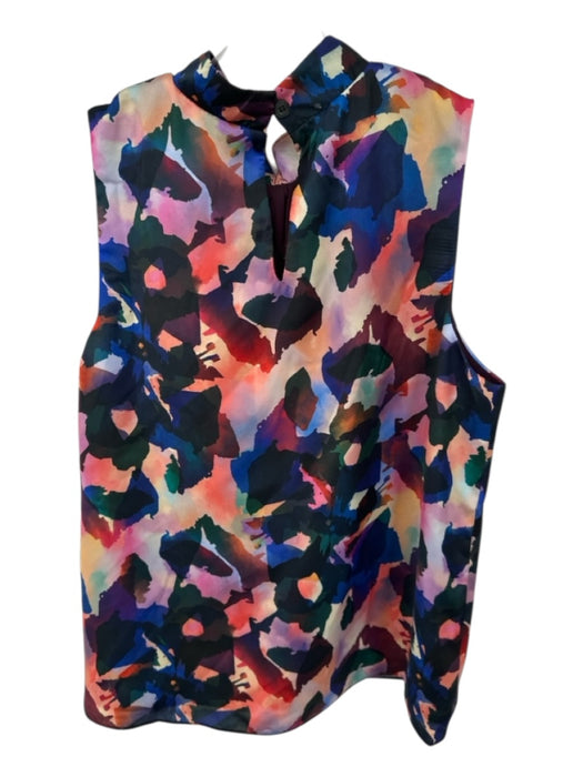 Willa Story Size XS Multi Polyester Sleeveless Abstract Top Multi / XS