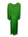 Farm Rio Size S Green Viscose Long Balloon Sleeve Cutout Drawstring Detail Dress Green / S