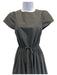 Brunello Cucinelli Size Est S Gray No Fabric Tag Cap Sleeve Layered Detail Dress Gray / Est S