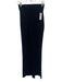 Chiara Boni Size 42/S Black Polymide Blend High Rise Pull On Straight Leg Pants Black / 42/S