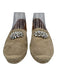 Miu Miu Shoe Size 38 Taupe & Beige Suede Crystal Embellished Detail Flats Taupe & Beige / 38