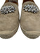 Miu Miu Shoe Size 38 Taupe & Beige Suede Crystal Embellished Detail Flats Taupe & Beige / 38
