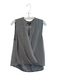 Rag & Bone Size S Black & White Silver V Neck Stripe Sleeveless Faux Wrap Top Black & White / S