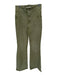 We The Free Size 28 Sage Green Cotton Blend Bootcut Pleated Waist Pants Sage green / 28