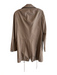 Akris Punto Size 12 Tan 100% Cotton Solid Assymetric Zip Trench Jacket Tan / 12