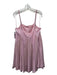 Mestiza New York Size L Light Pink Polyester Sequin Braided Straps Dress Light Pink / L