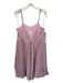 Mestiza New York Size L Light Pink Polyester Sequin Braided Straps Dress Light Pink / L