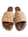 Sam Edelman Shoe Size 10 Light Tan Raffia Flat Slide Open Toe & Heel Shoes Light Tan / 10