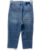 DAZE Size 28P Med Dark Wash Cotton Blend High Rise Zip Fly Frayed Hem Jeans Med Dark Wash / 28P
