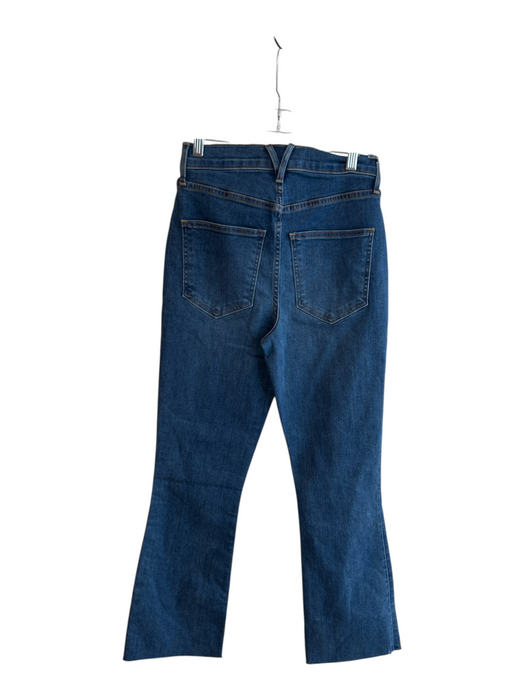 Veronica Beard Size 26 Blue Cotton Blend Denim Medium Wash Raw Edge Jeans Blue / 26