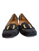 Salvatore Ferragamo Shoe Size 10.5 Black Calf suede Leather Square Toe Shoes Black / 10.5