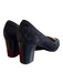 Salvatore Ferragamo Shoe Size 10.5 Black Calf suede Leather Square Toe Shoes Black / 10.5