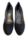 Stuart Weitzman Shoe Size 10 Black Suede Stacked Heel Round Toe Platform Shoes Black / 10