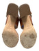 LK Bennett Shoe Size 39 Cognac Brown Leather Upper Ankle Buckle Sandals Cognac Brown / 39
