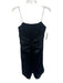 Cinq a Sept Size 2 Black Triacetate Blend Fringe Spaghetti Strap Mini Dress Black / 2