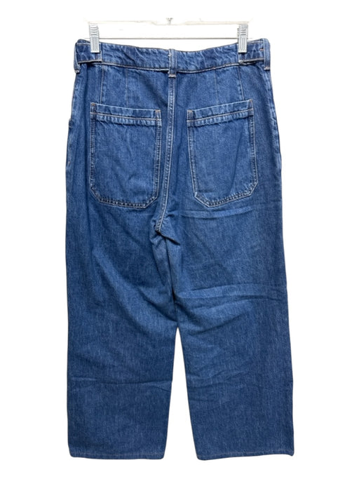 Free People Size 29 Medium Wash Cotton Blend Button Fly adjustable waist Jeans Medium Wash / 29