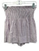 Koch Size Small Light Purple & White Tencel Blend Smocked Waist Band Shorts Light Purple & White / Small