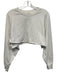 Alo Size Small White Long Sleeve Cropped Athletic Top White / Small