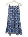 Cara Cara Size XXS Blue, Green, White Cotton Elastic Waist Floral Maxi Skirt Set Blue, Green, White / XXS