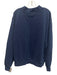 Parke Size L/XL Navy Blue & Orange Cotton Long Sleeve Logo Pull Over Sweater Navy Blue & Orange / L/XL