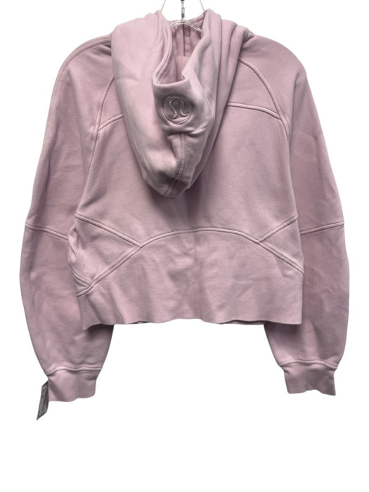 Lululemon Size M/L Baby Pink Cotton Blend Long Sleeve Quarter Button Sweater Baby Pink / M/L