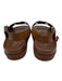 Gucci Shoe Size 38 Brown Leather Upper open toe Interlocking GG Velcro Sandals Brown / 38