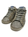 Golden Goose Shoe Size 39 Silver, Gray, Navy Blue Glitter & Leather Sneakers Silver, Gray, Navy Blue / 39