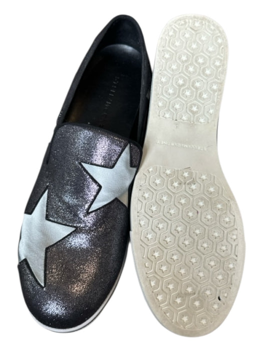 Stella McCartney Shoe Size 41 Silver & White Vegan Leather Platform Sneakers Silver & White / 41