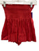 Koch Size XS Red Polyester Smocked Shimmer Shorts Red / XS