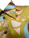 Emilio Pucci Size 8 Green, Aqua, Brown Silk Blend Abstract Button Down Top Green, Aqua, Brown / 8