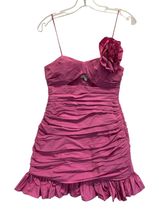Loveshackfancy Size 0 Light Pink Ruched Spaghetti Straps Mini Dress Light Pink / 0