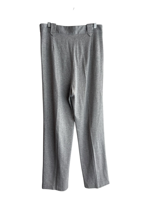 Vilagallo Size 44 Gray Viscose Blend Zip Fly High Rise Sparkle Side Pocket Pants Gray / 44