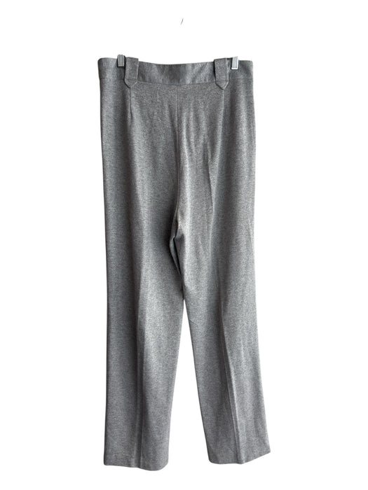 Vilagallo Size 44 Gray Viscose Blend Zip Fly High Rise Sparkle Side Pocket Pants Gray / 44