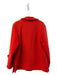 Aquascutum Size No size Red Wool Round Neck Button Pockets Texture Fabric Coat Red / No size