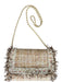 Cristina Sabatini Beige & Brown Fabric Flap Shoulder & Crossbody Straps Bag Beige & Brown / Small