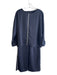 Joh. Size Small Navy Polyester Long Sleeve Elastic Waist Pants Set Navy / Small