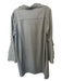 Alice & Olivia Size L Gray Polyester Blend Long Bell Sleeve Collar Dress Gray / L