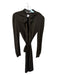 Diane Von Furstenberg Size 12 Brown Wool Long Sleeve neck tie Midi Dress Brown / 12