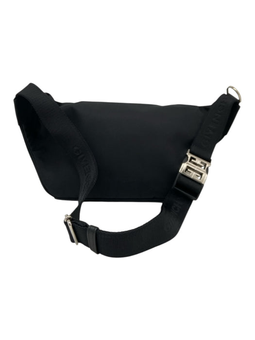 Givenchy Black Canvas Belt bag Zip Close Logo Dustbag Inc. Bag Black / S/M