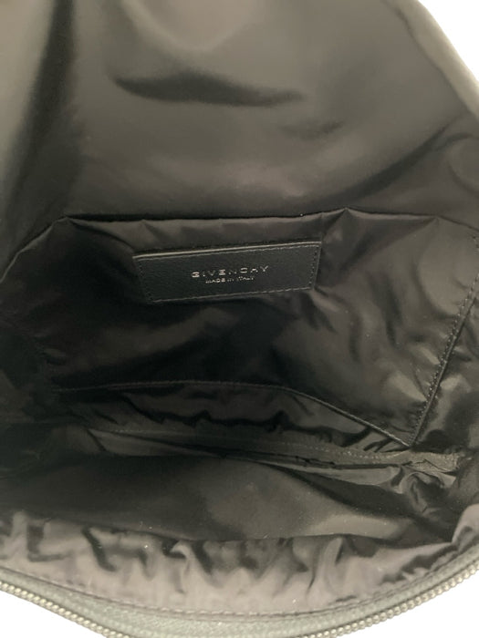 Givenchy Black Canvas Belt bag Zip Close Logo Dustbag Inc. Bag Black / S/M