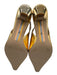 Sam Edelman Shoe Size 7 Gold Leather Upper Metallic Pointed Toe Slingbacks Gold / 7