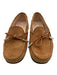 Tod's Shoe Size 36 Tan Leather Upper Suede Tie Detail Moccasin Slip On Loafers Tan / 36