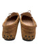 Tod's Shoe Size 36 Tan Leather Upper Suede Tie Detail Moccasin Slip On Loafers Tan / 36