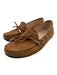 Tod's Shoe Size 36 Tan Leather Upper Suede Tie Detail Moccasin Slip On Loafers Tan / 36
