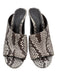 Mercedes Castillo Shoe Size 6.5 Beige Gray Leather Upper Snakeskin print Sandals Beige Gray / 6.5