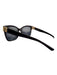 Balenciaga Brown Acetate Goldtone Logo Square Shape Tortoise Sunglasses Brown